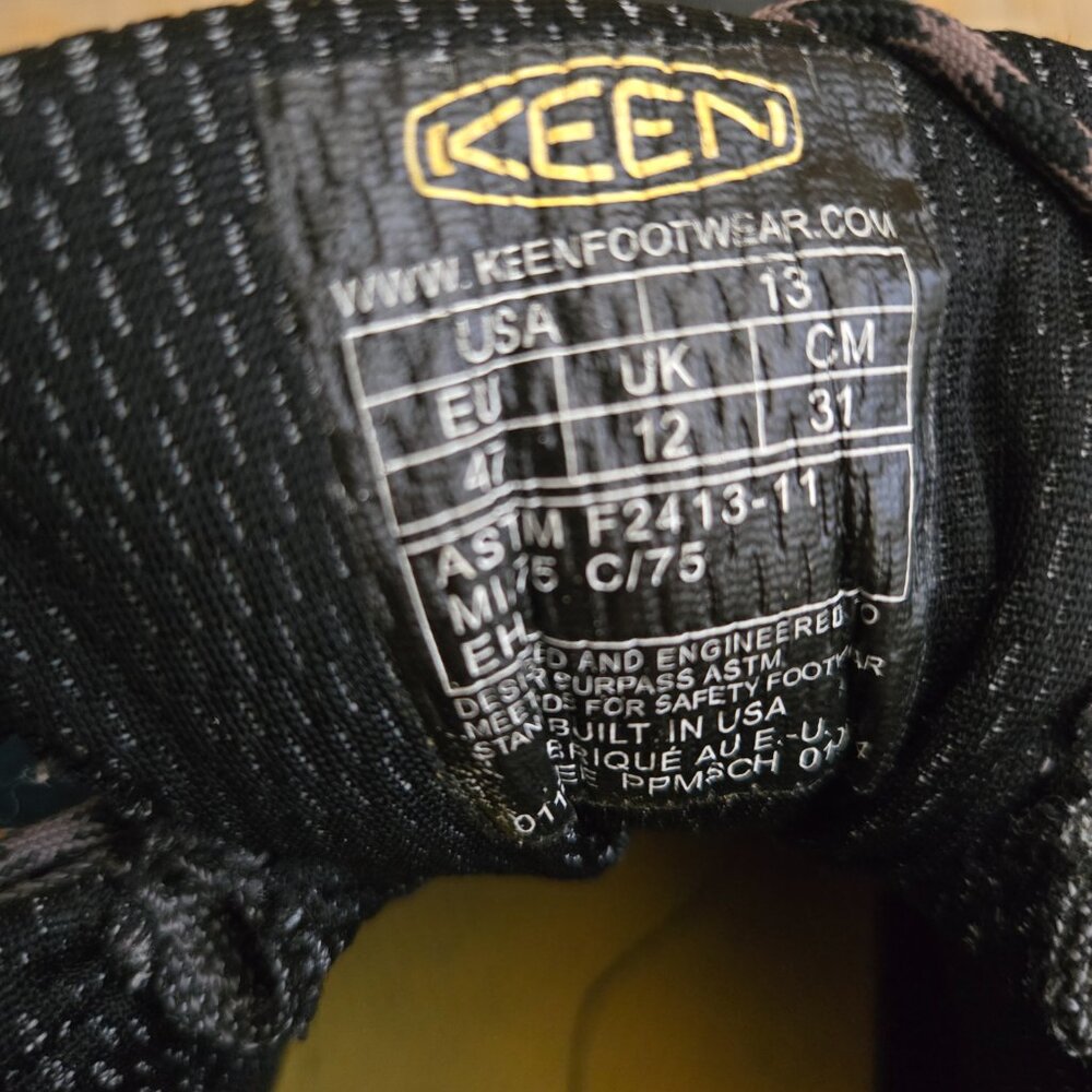 Men’s KEEN Braddock Steel Toe Utility Shoes AMERICAN BUILT Size 13 - Picture 6 of 13